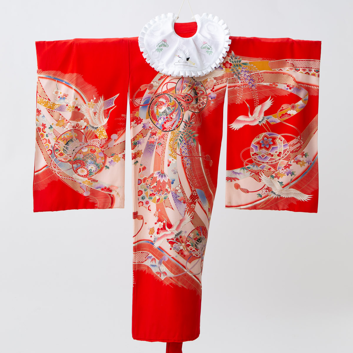 女の子祝い着（赤）