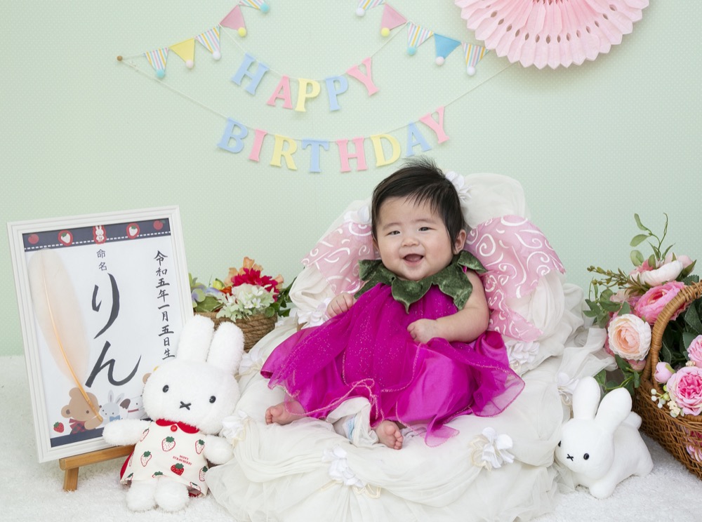 ハーフバースデー撮影